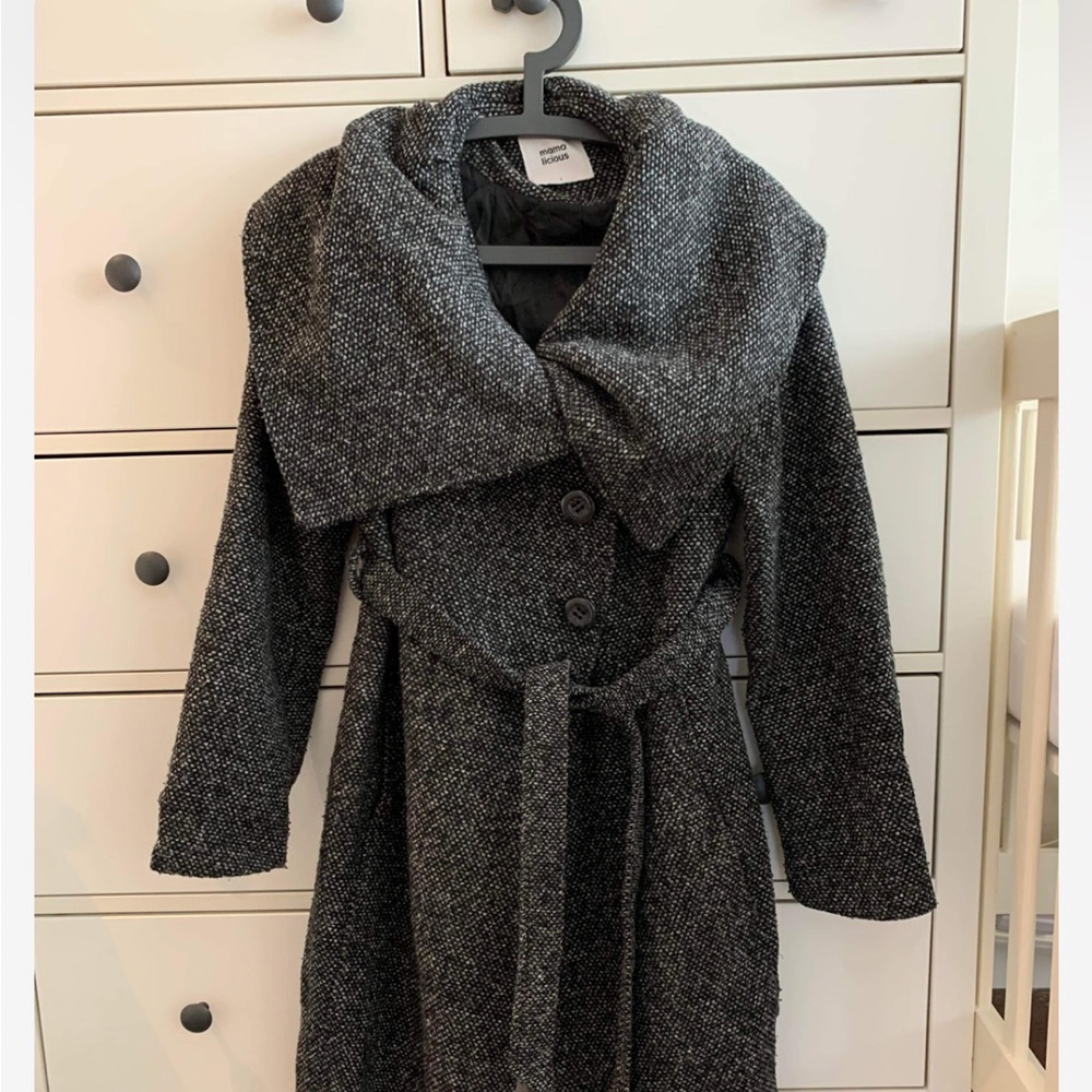Grey Maternity  coat size small